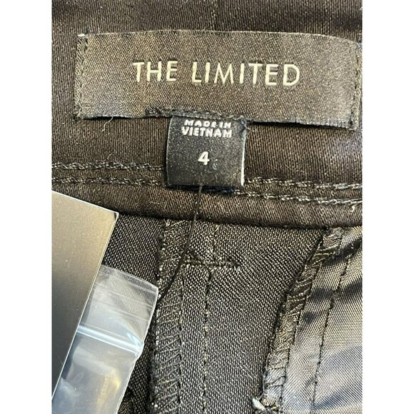 NWT The Limited Tailored Shorts Womens Black 4 Chino Dressy Classic Classy Work - Picture 5 of 6